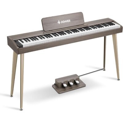 Donner DDP-60  Dijital Piyano (Gray Wood Grain)