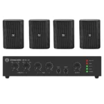 ElectroVoice BSYS-EVID-S4.2TB - Premium Duvar Hoparlör Seti, Siyah