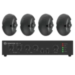 ElectroVoice BSYS-EVID-4.2TB - Premium Duvar Hoparlör Seti, Siyah