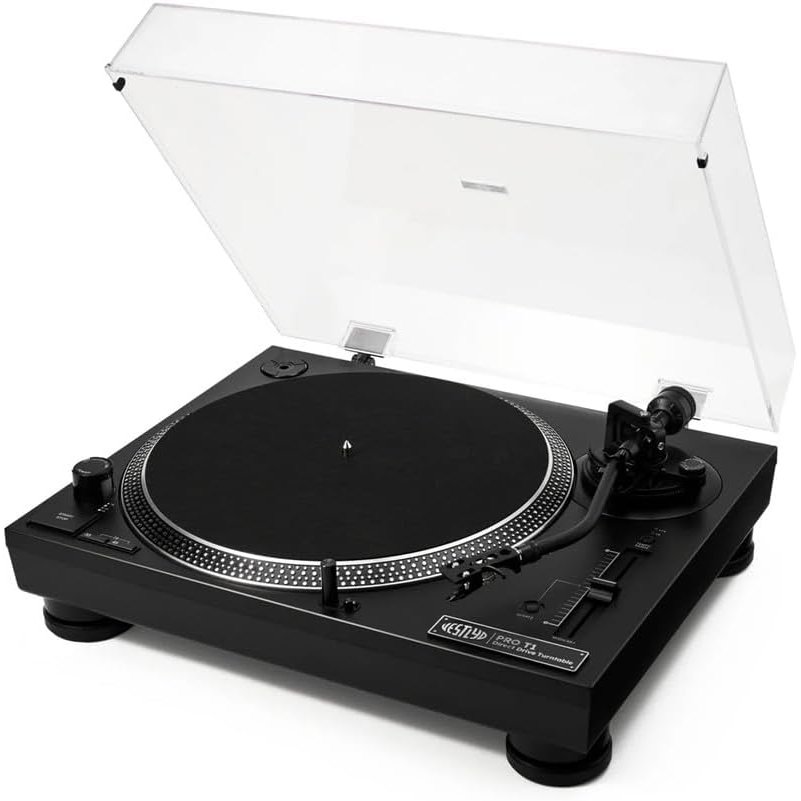Vestlyd Pro T1 Turntable - Ortofon OM Pro S İğne ile - Siyah