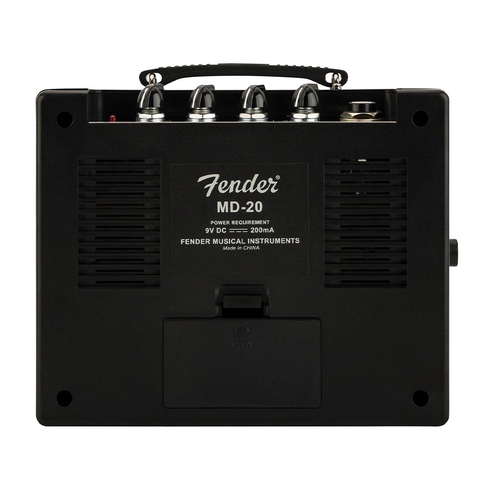 Fender Mini Deluxe MD-20 Mini Pilli Siyah Gitar Amfisi