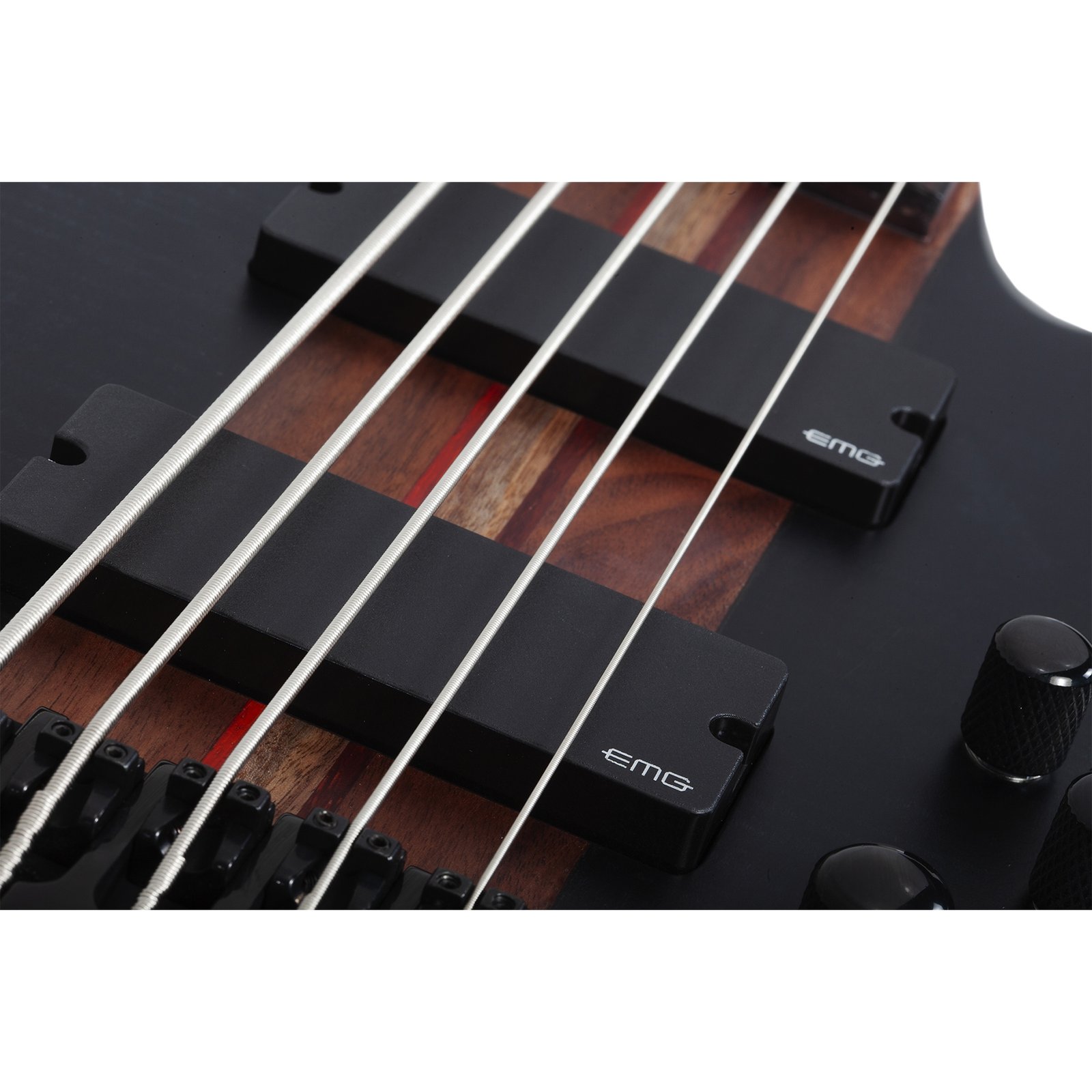 Schecter Charles Berthoud CB Series 5 Telli Bas Gitar (See Thru Black Satin)