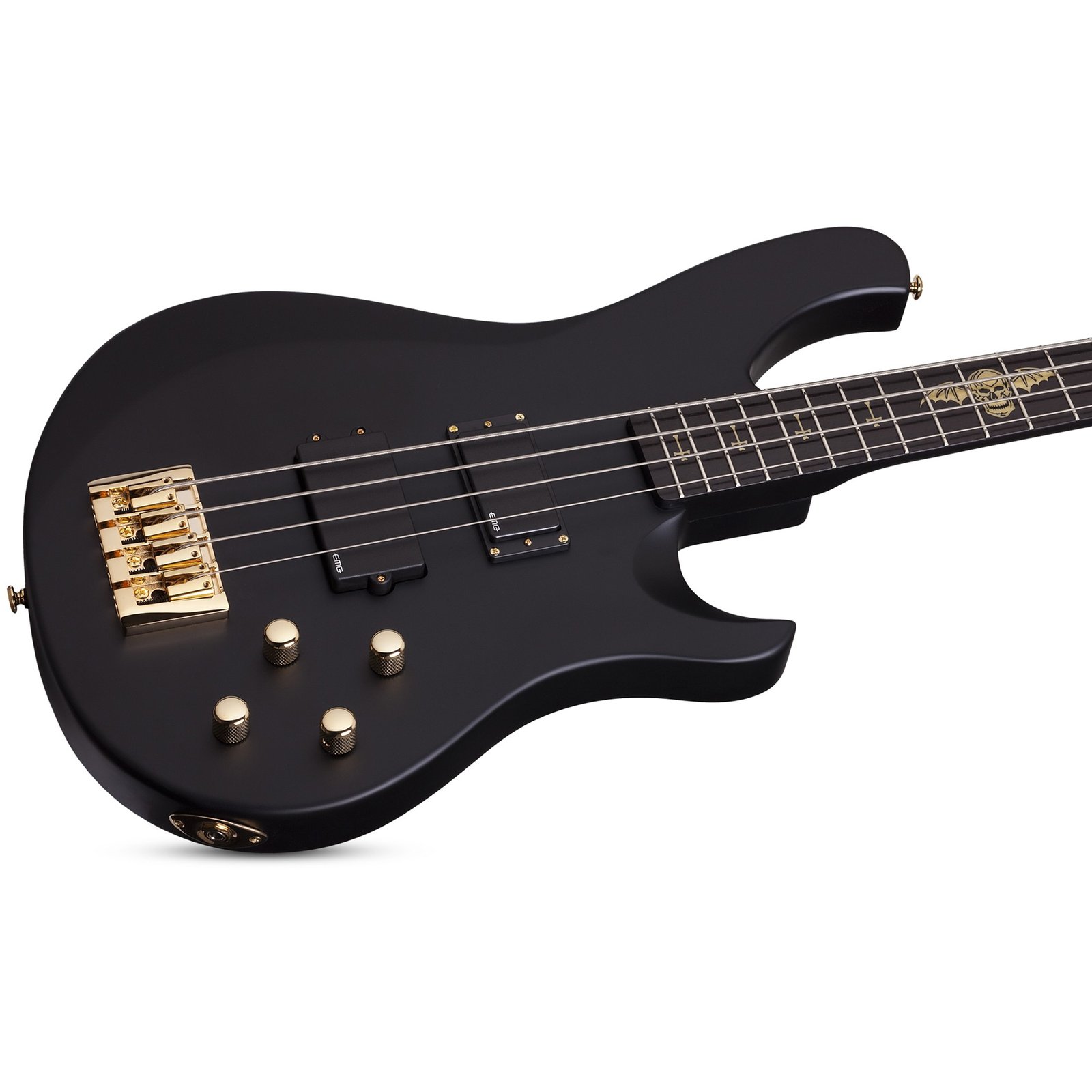 Schecter Johnny Christ Signature Bas Gitar (Mat Siyah)