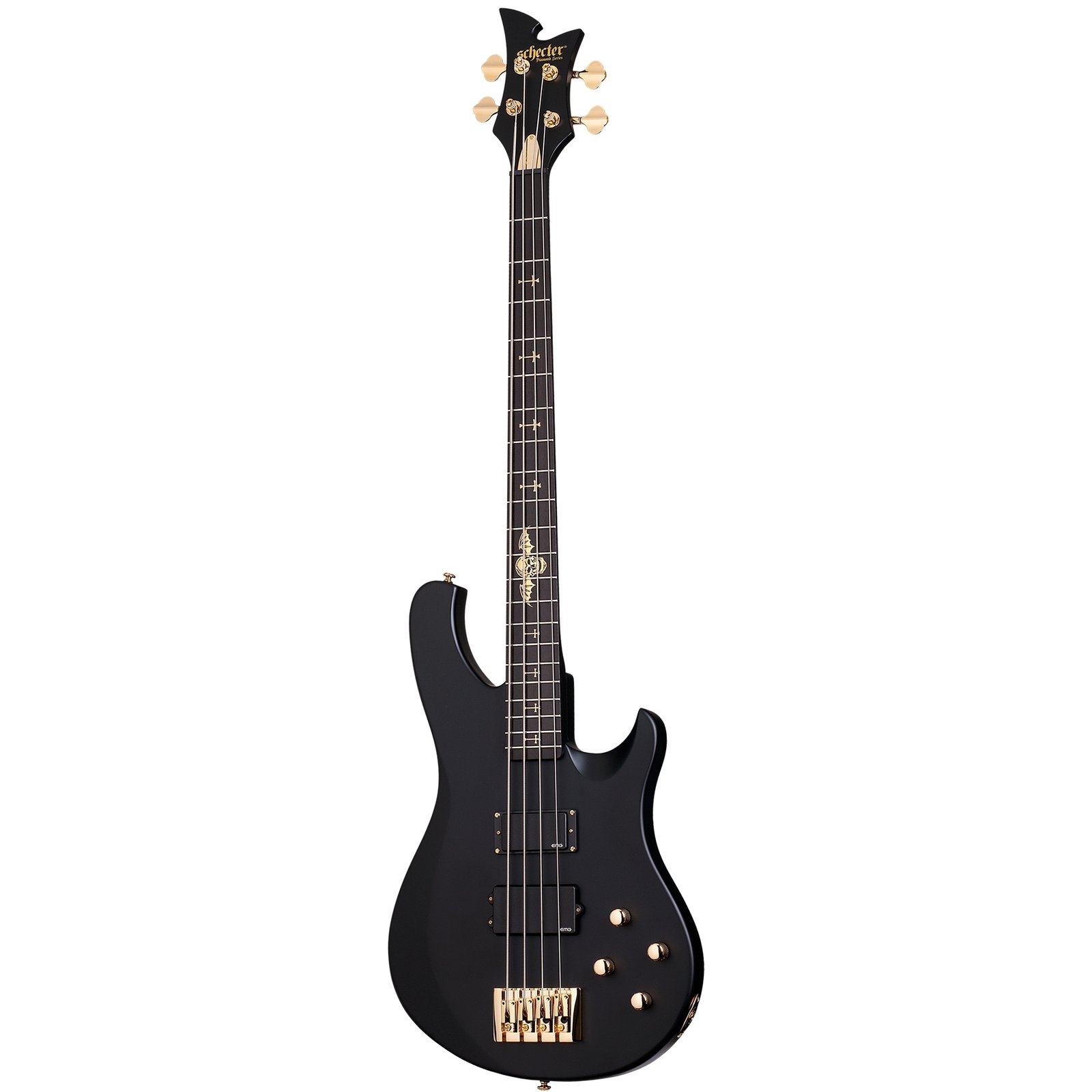 schecter-johnny-christ-signature-bas-gitar-mat-siyah