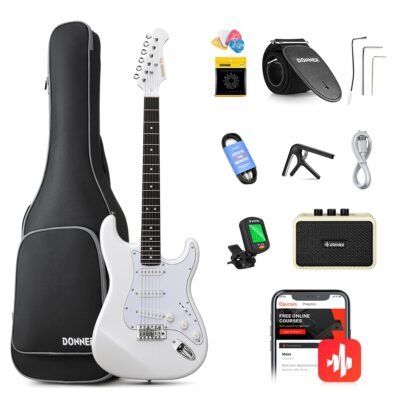 donner-dst-seeker-deluxe-amfili-elektro-gitar-seti-beyaz