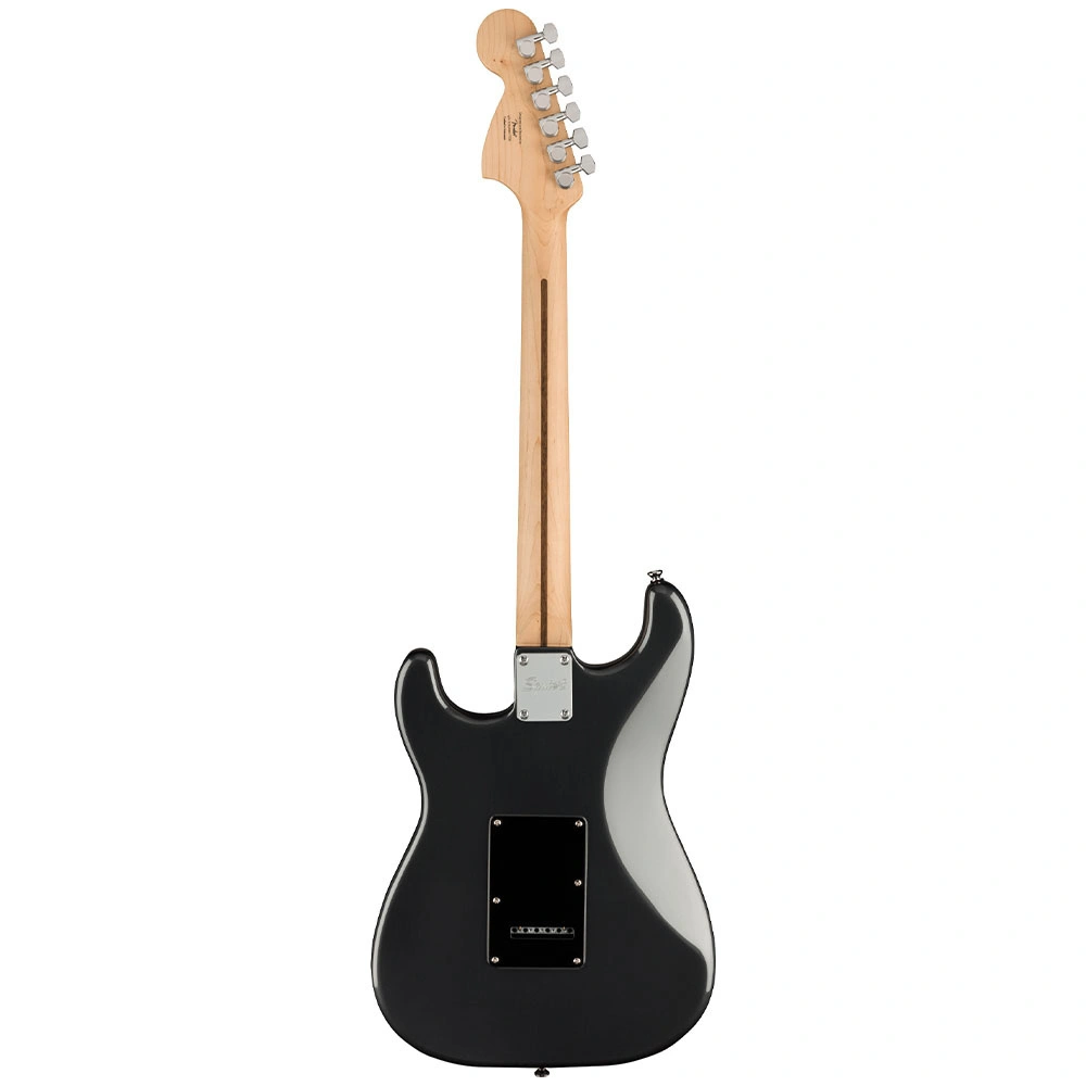 Squier Affinity Strat HSS Frontman 15G Amp Charcoal Frost Metallic Elektro Gitar Seti
