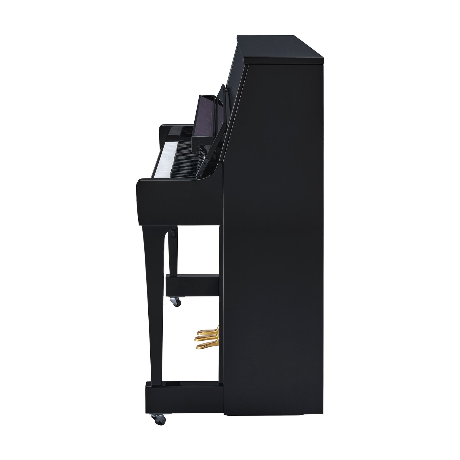 Yamaha B20 SC3 Silent Akustik Duvar Piyano (Parlak Siyah)