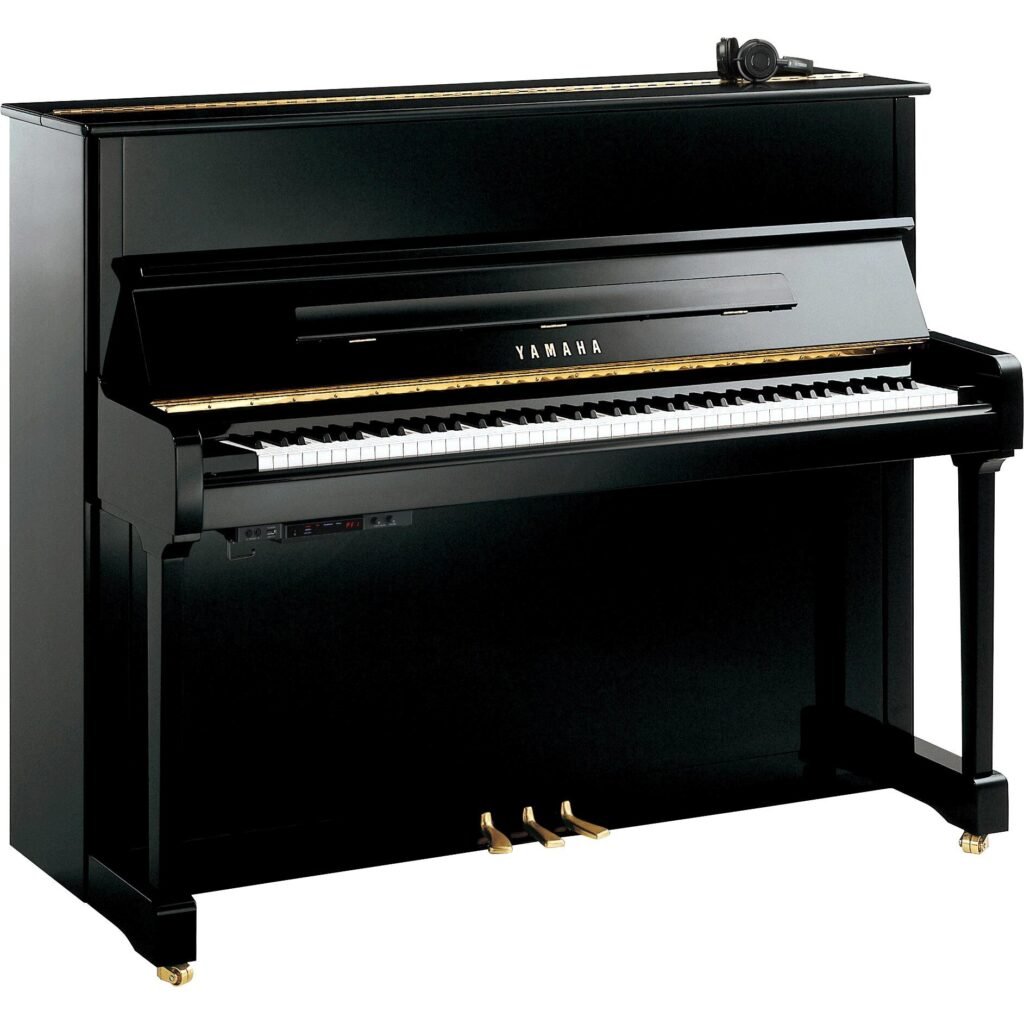 yamaha-p121-sh3-pe-silent-piyano-parlak-siyah